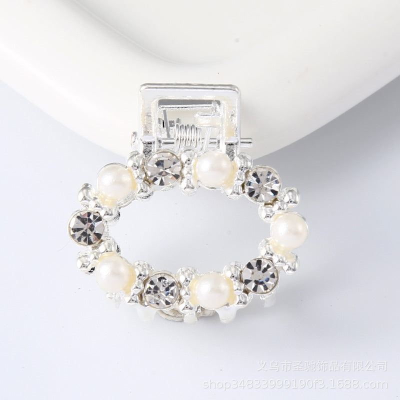 Wholesale Women's Hair Grasp All-match Simple Alloy Electroplating Grasp Clip